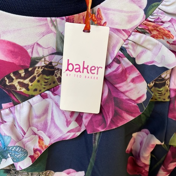 BAKER BY TED BAKER - KIDS DESIGNER SWEATER WITH RUFFLES - Picture 2 of 7